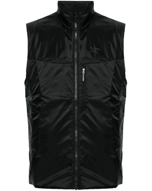 Arc'teryx Black Nuclei Insulated Climbing Vest for men