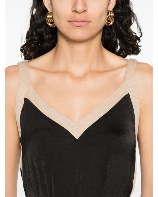 MOUTAKI Satin Jumpsuit Black