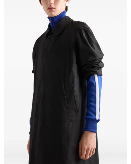 Prada Black Buttoned Coat for men
