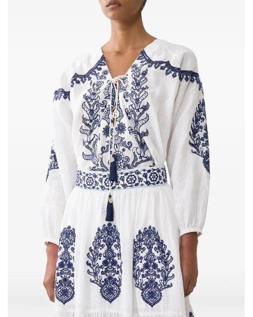 Camilla Isnik Lullaby Blouse Blue