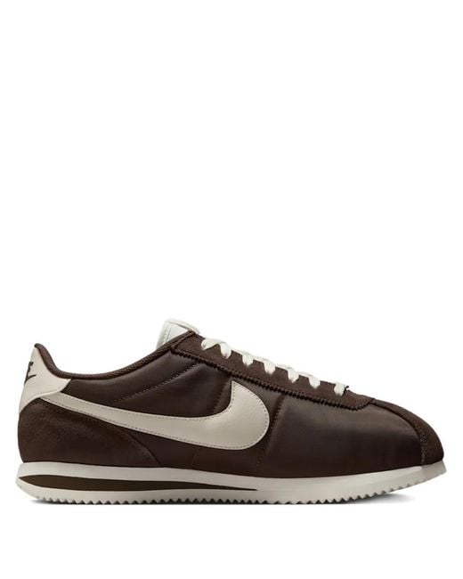 Nike Brown Cortez Textile Sneakers for men