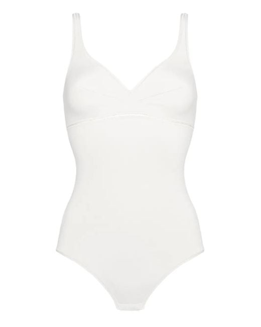 Eres White Johanna Bodysuit