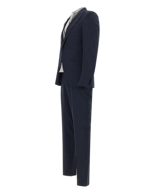 Corneliani Blue Single-Breasted Suit for men
