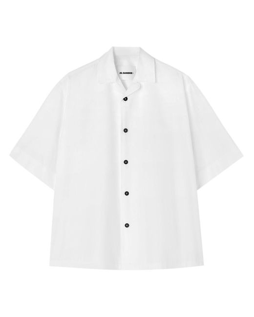 Jil Sander Kurzärmeliges Hemd in White für Herren
