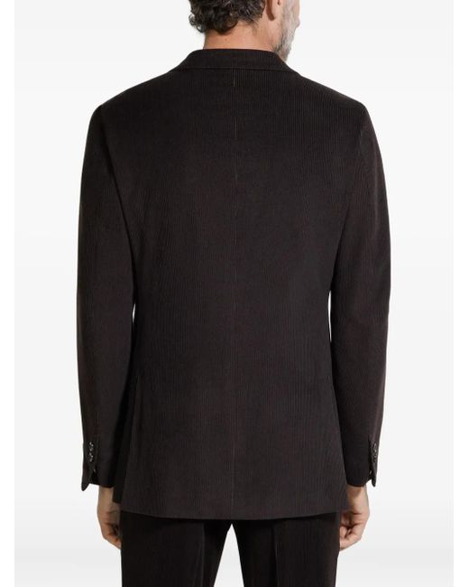 Zegna Black Cashmere-Blend Jacket for men