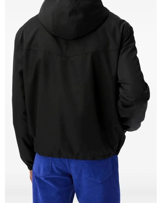 Versace Black Technical Twill Blouson for men