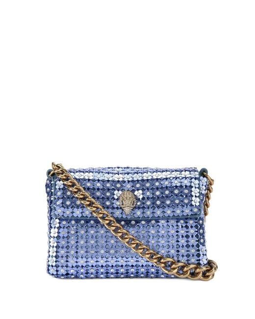 Borsa Party Flower Mini di Kurt Geiger in Blue