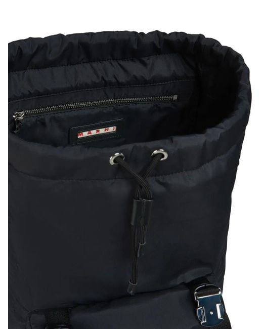 Marni Black Puff Backpack for men