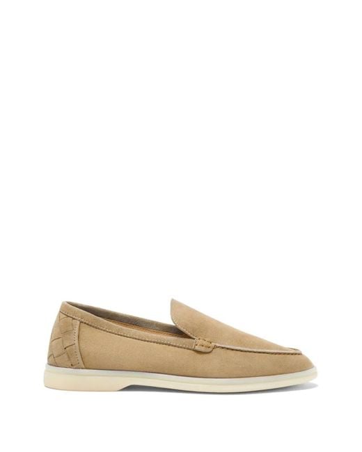 Scarosso Natural Mocassins Ludovica En Daim
