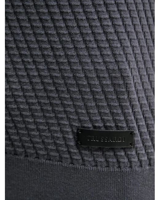 Trussardi Blue Short-Sleeves T-Shirt for men