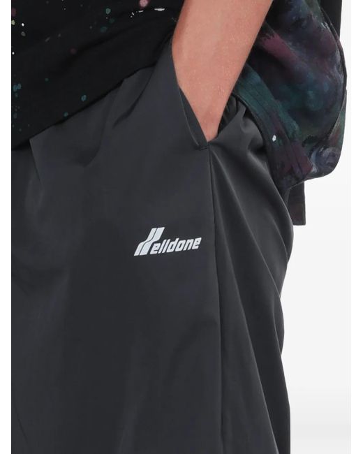 we11done Broek Met Elastische Tailleband En Trekkoord in het Black voor heren