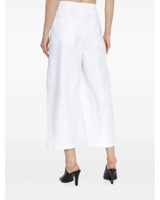 Max Mara White Mina Baloons Trousers