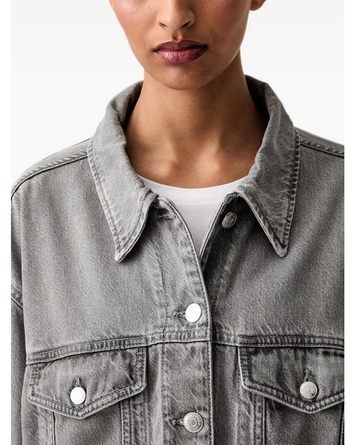 Marc O' Polo Gray Button-Fastening Jacket