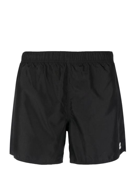 Courreges Black Swimsuit With Logo for men