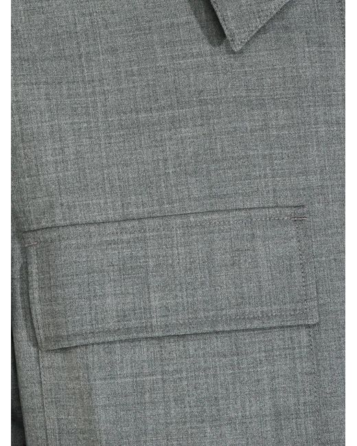 NN07 Gray Zip Pocket Jacket for men