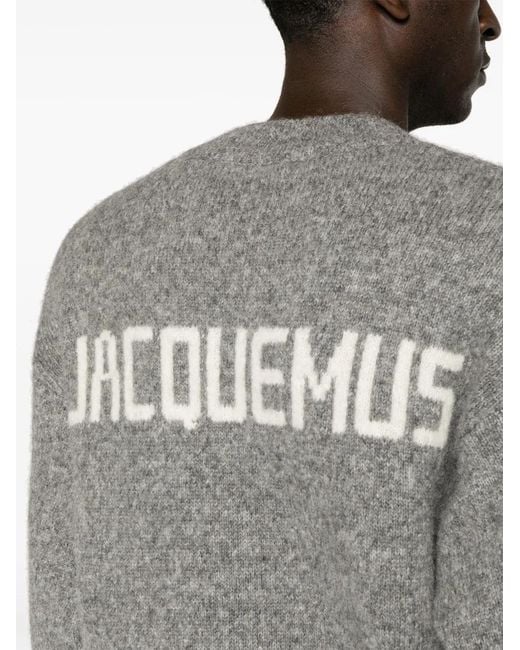Jacquemus Gray Le Pull Sweater for men