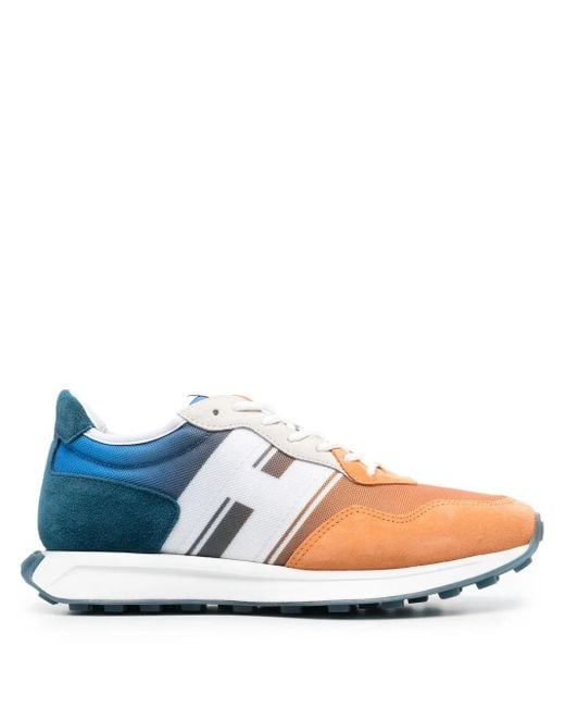 Hogan Blue Sporty Low-Top Sneakers for men