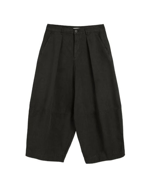 YMC Gray Deabeat Pleated Trousers for men