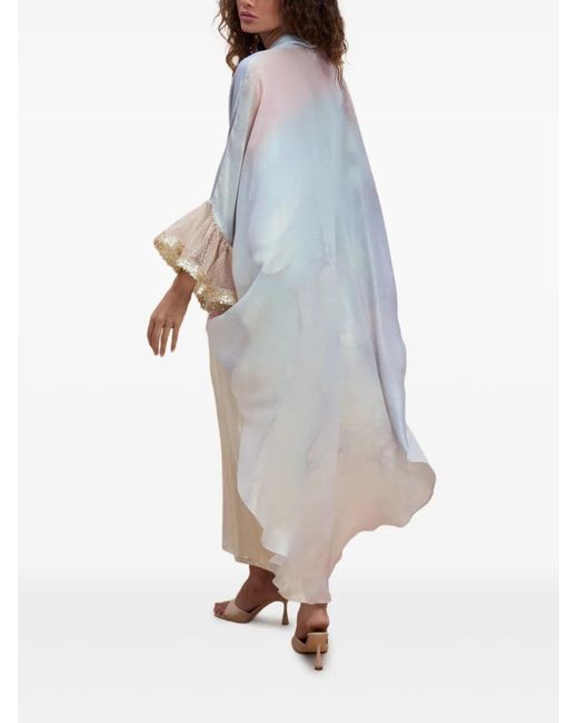 SANA OSMANI White Zennia Ruffled Jacket