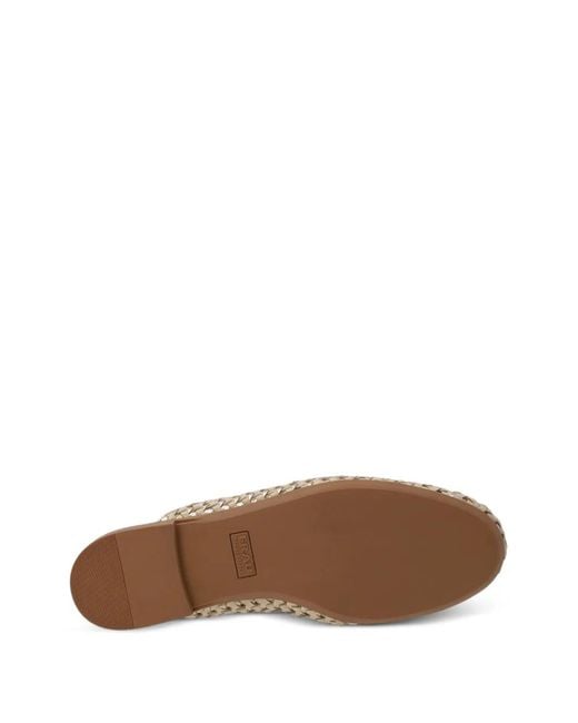Frau Natural Woven Tassel-Detail Mules