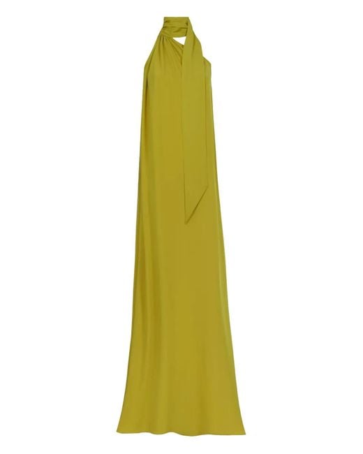 ‎Taller Marmo Green Astor One-Shoudelr Maxi Dress