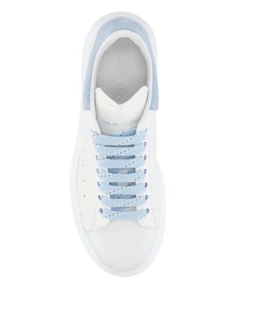 Alexander McQueen White Leather Sneakers