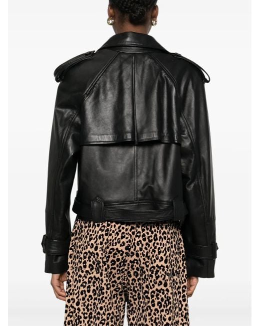 GIUSEPPE DI MORABITO Black Biker Jacket