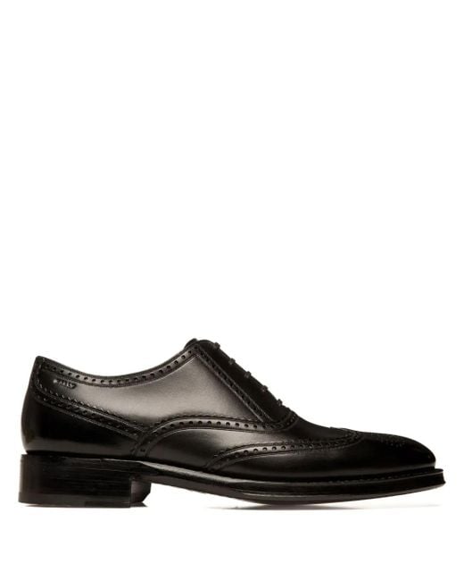 Bally Black Scribe Oxford Shoes for men
