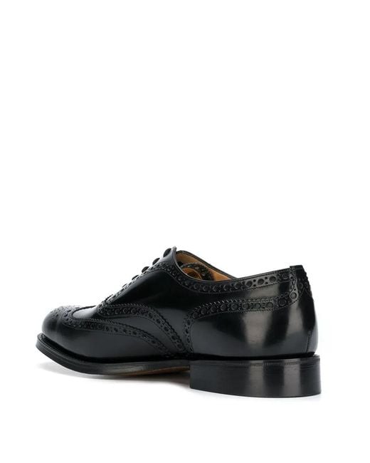 Church's Black Leather Oxford Shoes for men