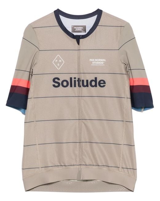 Pas Normal Studios White Solitude Late Drop Performance Top for men