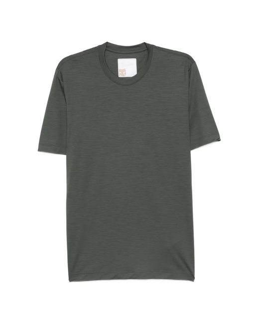 Marco Pescarolo Gray Crew-Neck Short-Sleeve T-Shirt for men