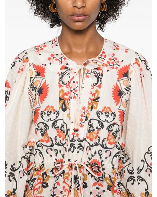 Farm Rio Pink Mandala Mini Dress