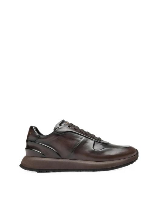 Officine Creative Brown Perspective 001 Leather Sneakers for men
