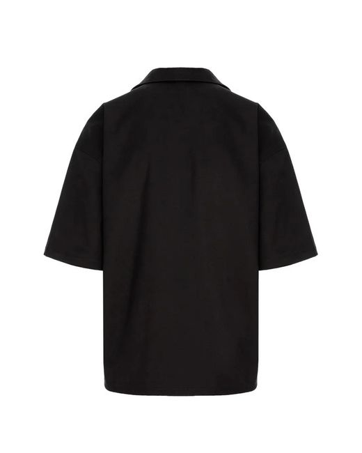 Hamza Black Thomas Short-Sleeve Shirt for men