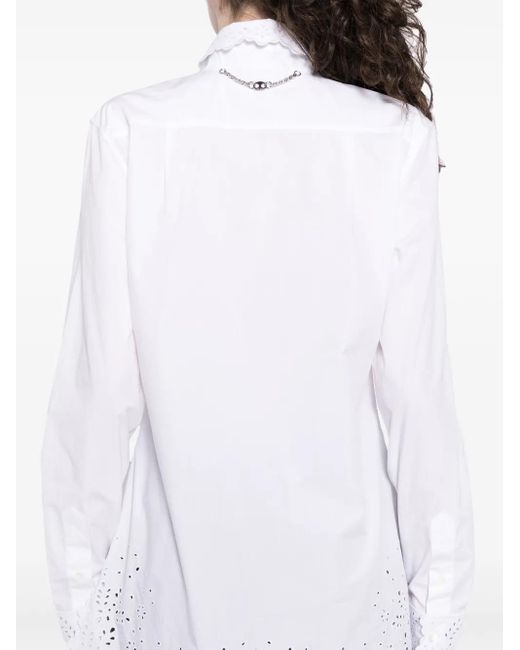 Rabanne White Haut Shirt