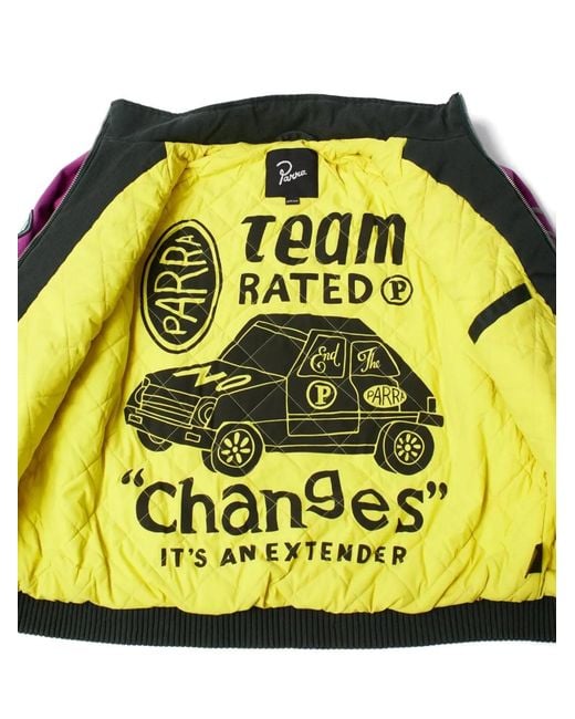 by Parra Red Owl Meets Rat Racing Jacket for men