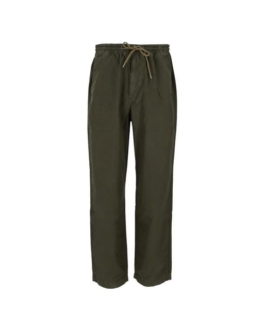 Paul Smith Green Drawstring-Waist Trousers for men