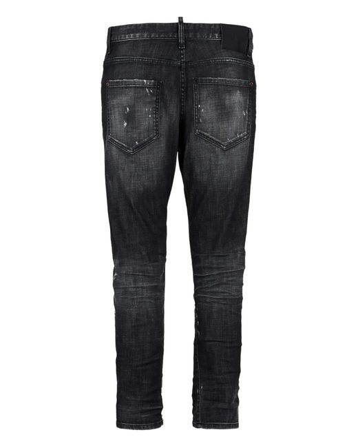 DSquared² Blue Fog Wash Slim Twist Jeans for men