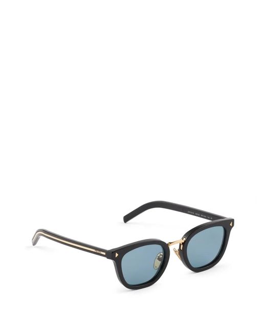 Prada Black Round-Frame Sunglasses for men