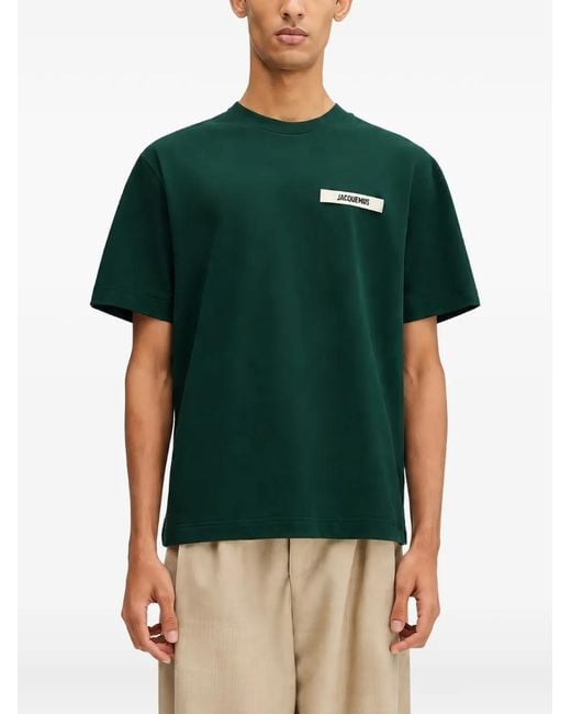Jacquemus Green Gros Grain T-Shirt
