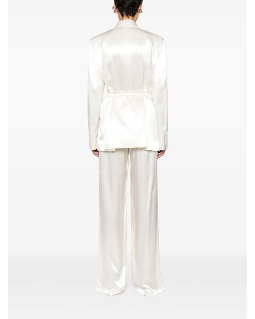 ANDAMANE White Tie-Waist Jacket