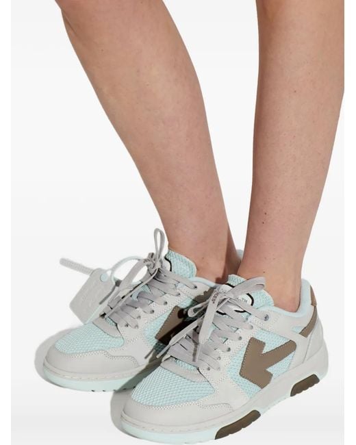 Off-White c/o Virgil Abloh Gray Out Of Office Sneakers