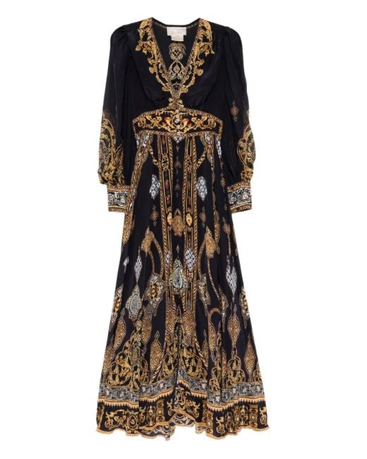 Vestido The Imperial Gate de corte imperio Camilla de color Black