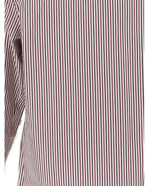 Paul & Shark Purple Striped Button-Down Shirt for men