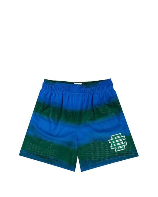 Eric Emanuel Blue Ee Basic Striped Shorts for men