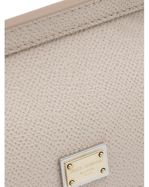 Dolce & Gabbana Natural Mini Sicily Handbag