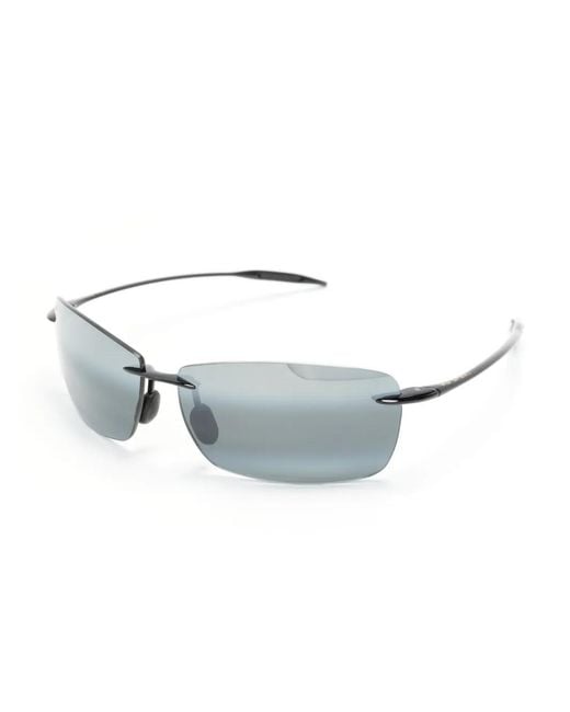 Maui Jim Gray Tinted Rectangle-Frame Sunglasses