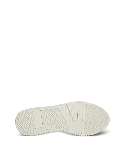 Flamingos White Ventura Logo-Print Panelled Sneakers for men
