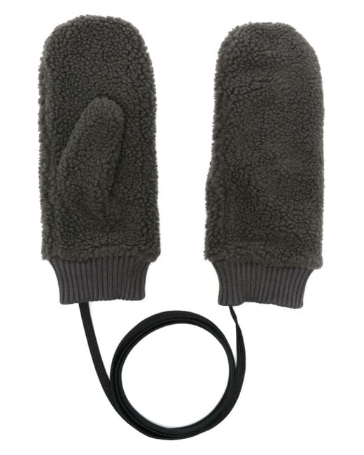 Samsøe & Samsøe Black Nadia Fleece-Handschuhe