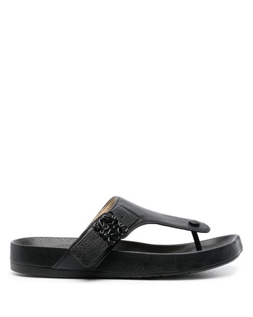 Sandalias de dedo Loewe de color Black